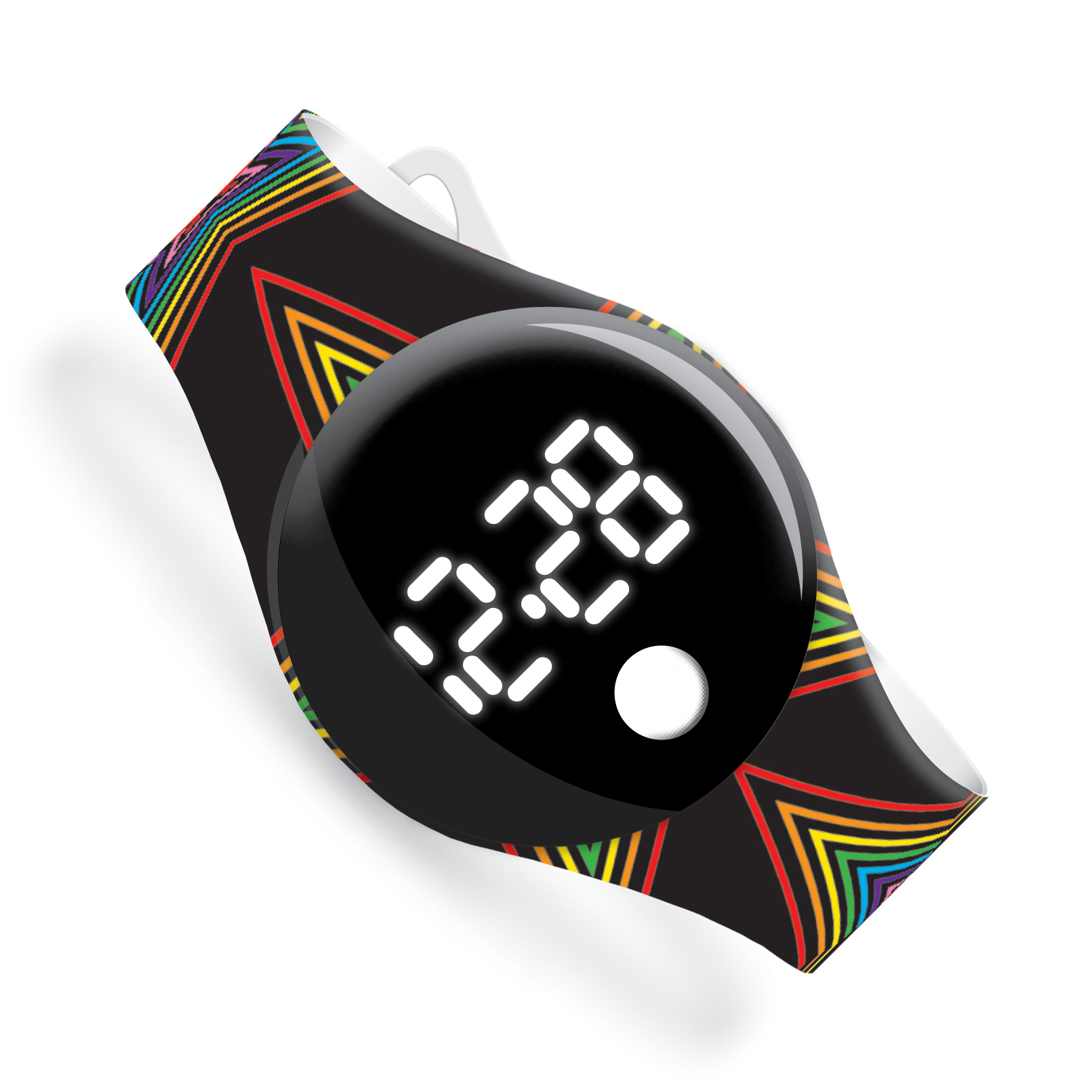 Rainbow Stars - Watchitude Blip - Digital Watch