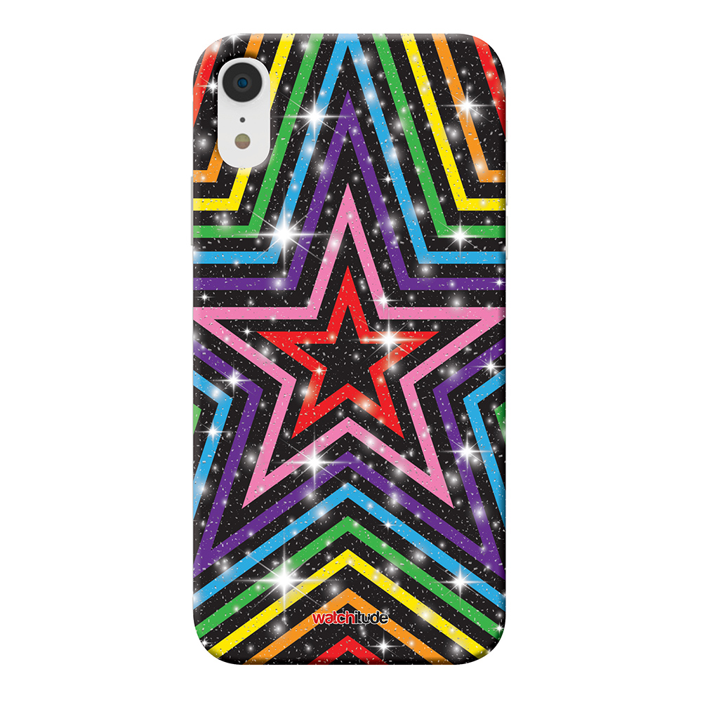 Rainbow Stars XR - Watchitude Phone Case - Fits iPhone XR