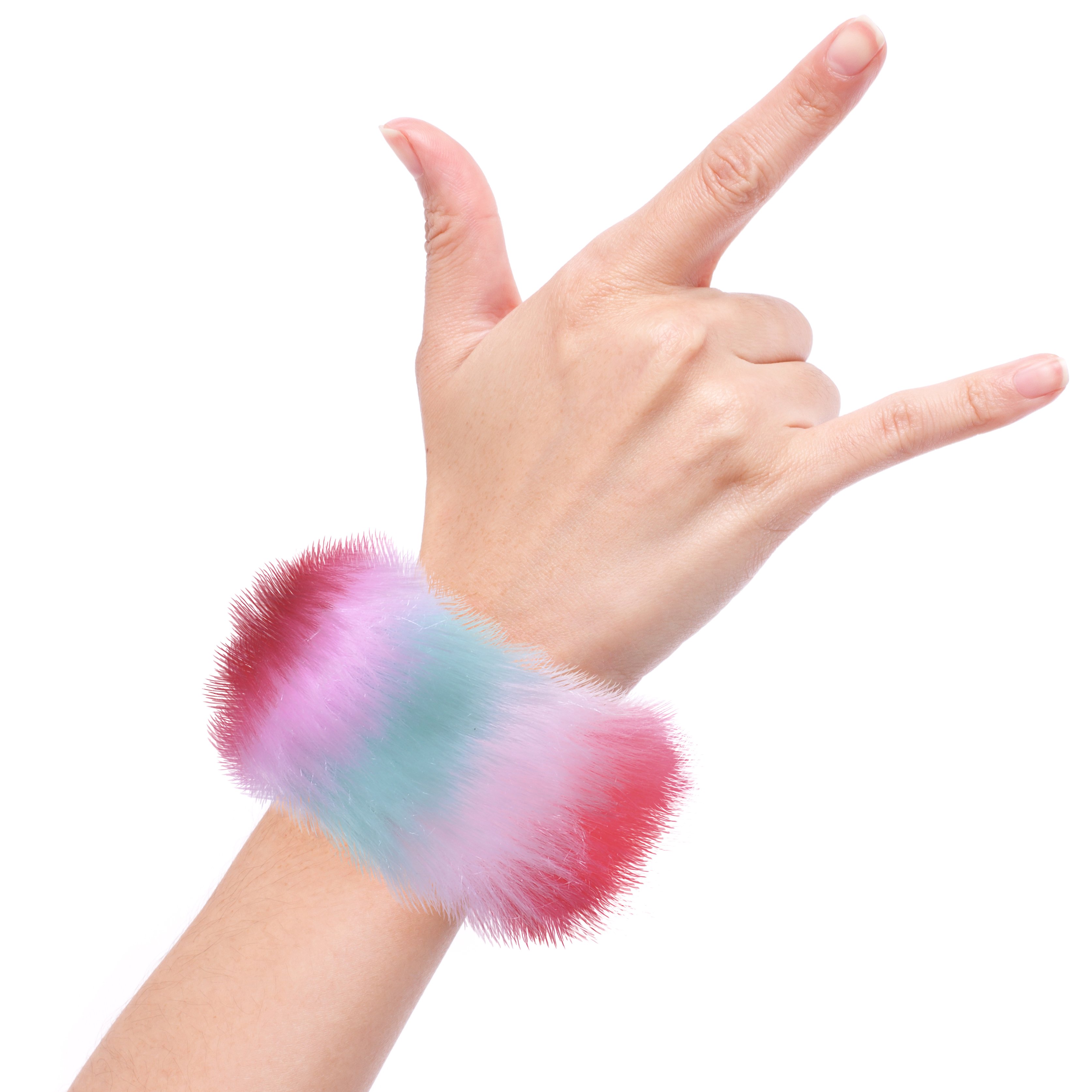 Candy Stripes- Slap Bracelet - Fuzz'd x Watchitude image number 0