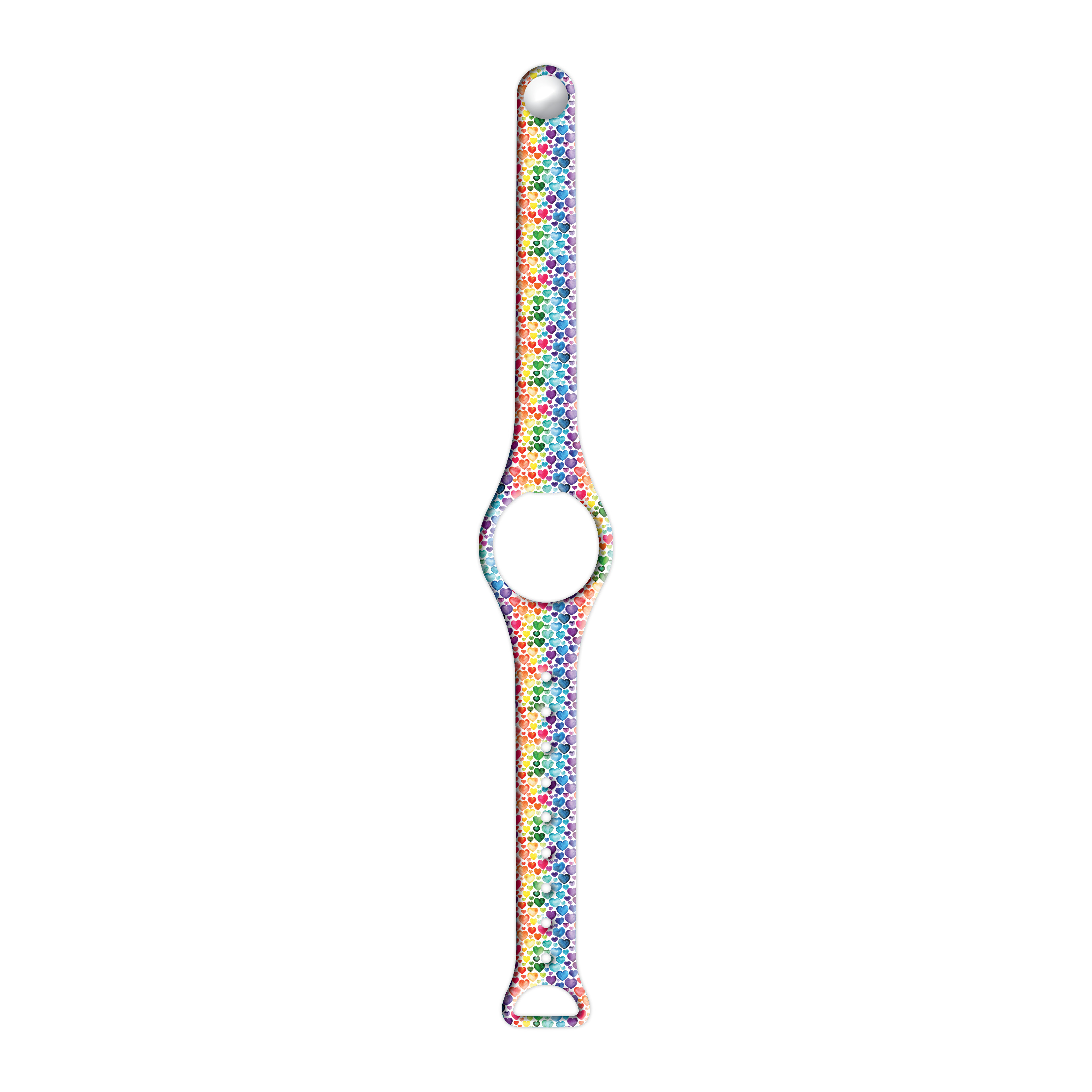 Rainbow Hearts - Watchitude Move 2 | Blip Watch Band (Band Only) 