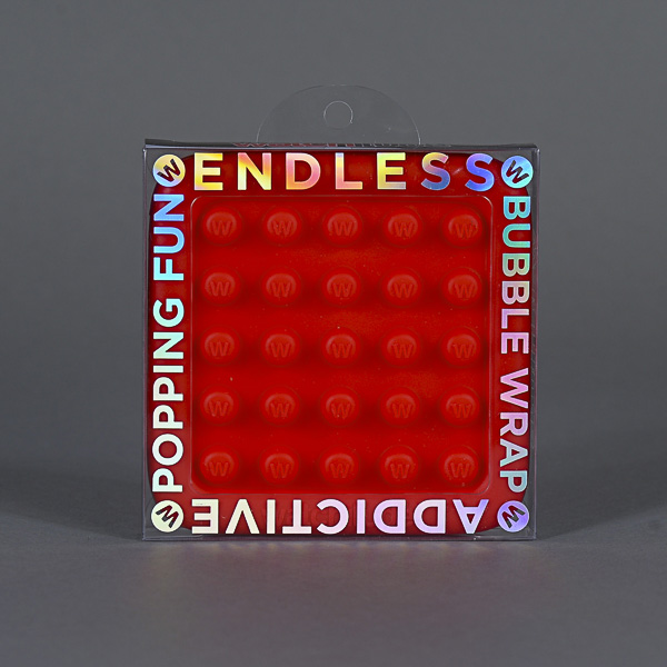 Endless Bubble Wrap - Red