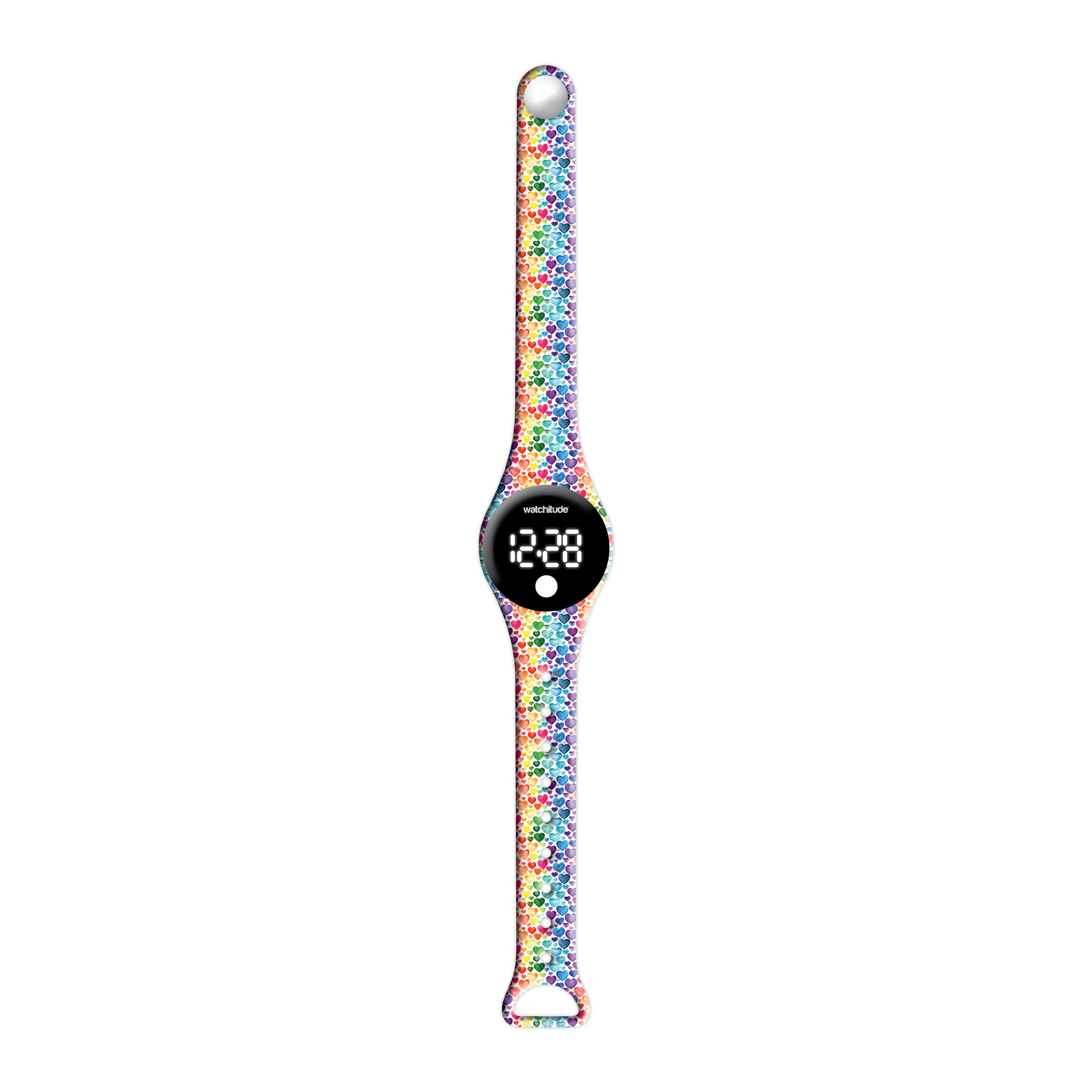 Rainbow Hearts - Watchitude Blip - Digital Watch