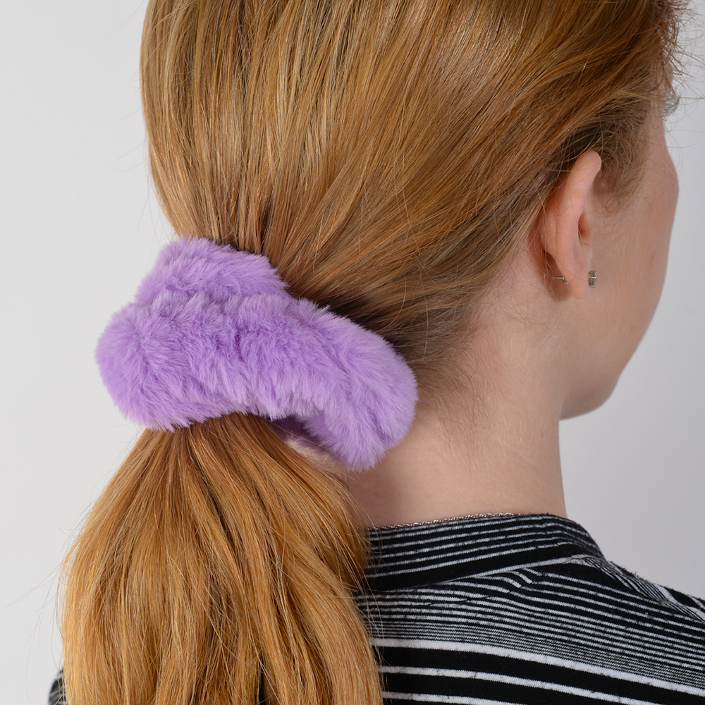 Lavender Donut - Hair Tie - Fuzz'd x Watchitude image number 0