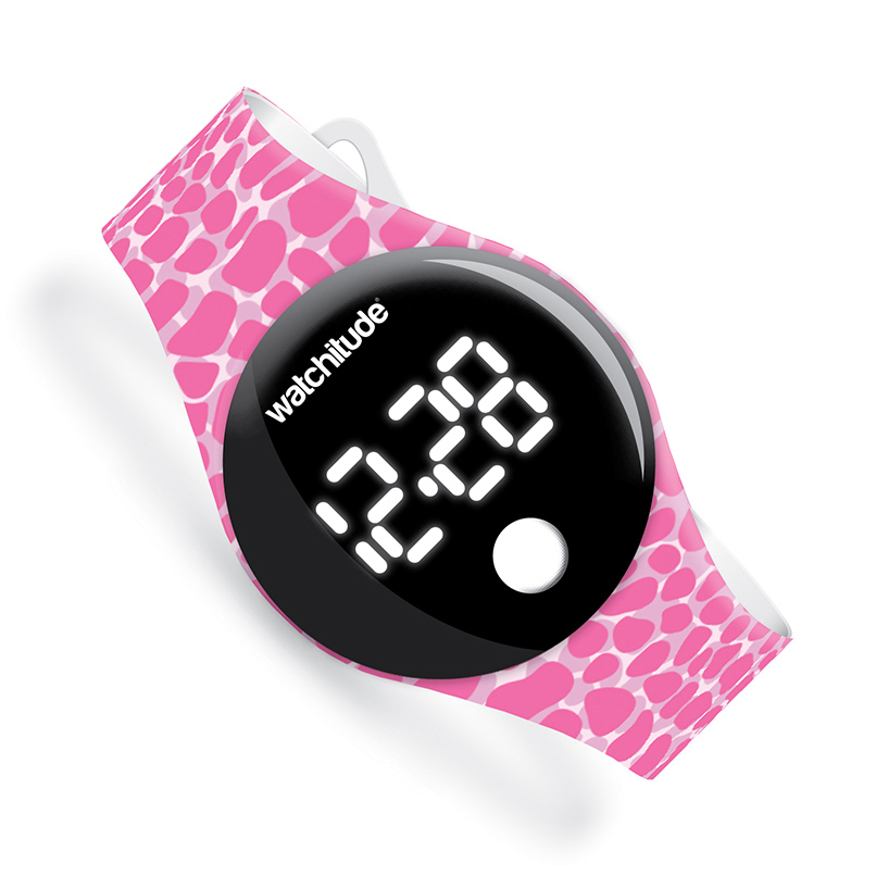 Pink Crocodile - Watchitude Blip - Digital Watch