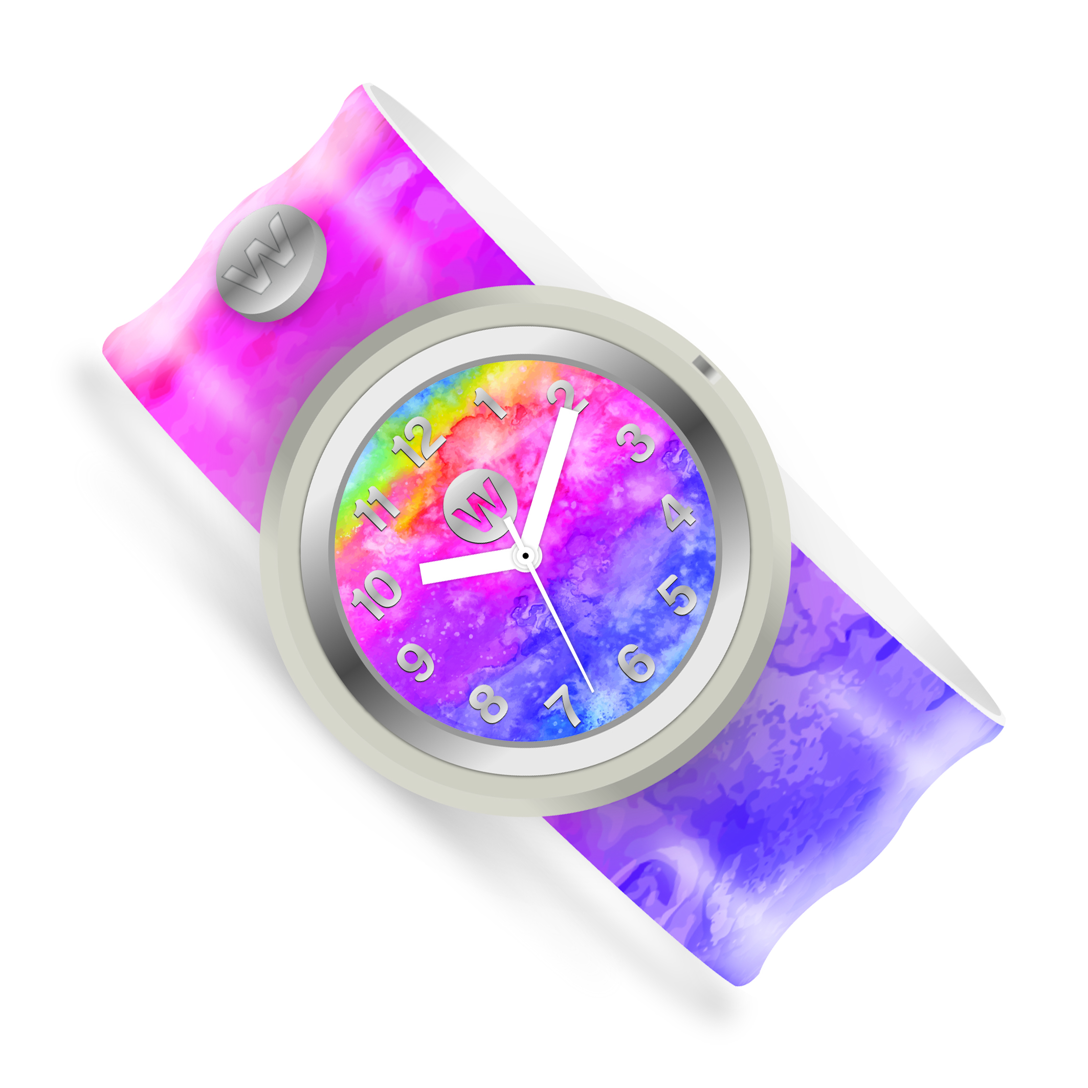Rainbow Tie Dye - Watchitude Slap Watch image number 0