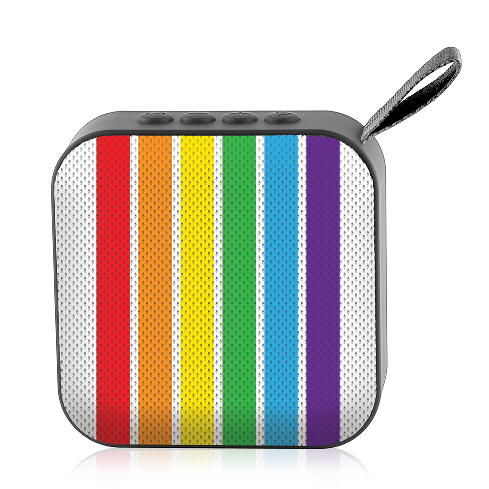 Rainbow Stripes - Watchitude Jamm'd - Wireless Speaker