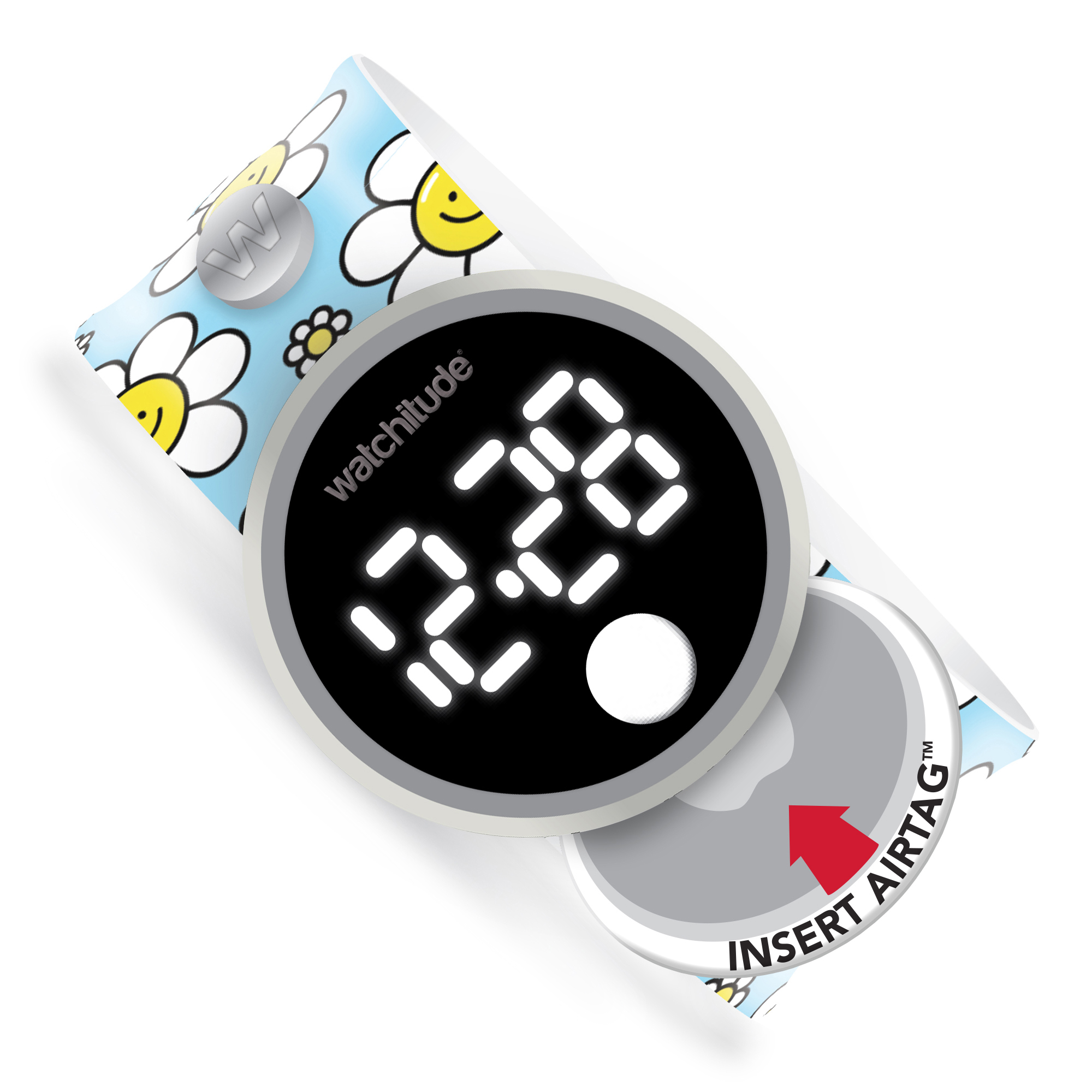 Tag’d Trackable Watch - Happy Flowers