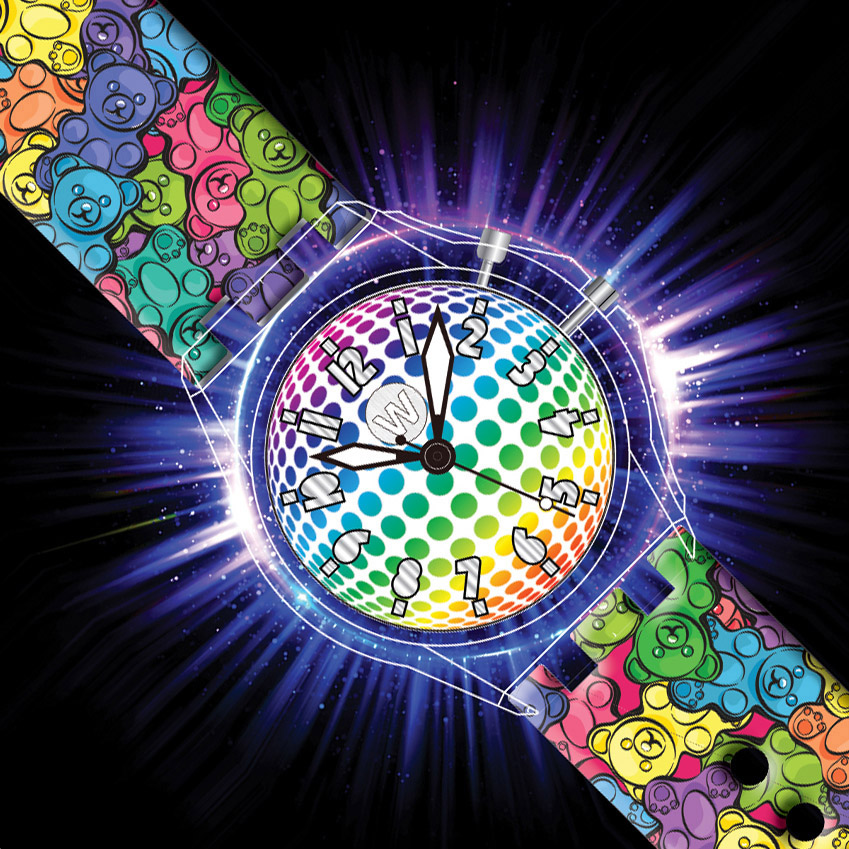 Gummy Bears - Light Up Watch  - Watchitude Glow image number 1