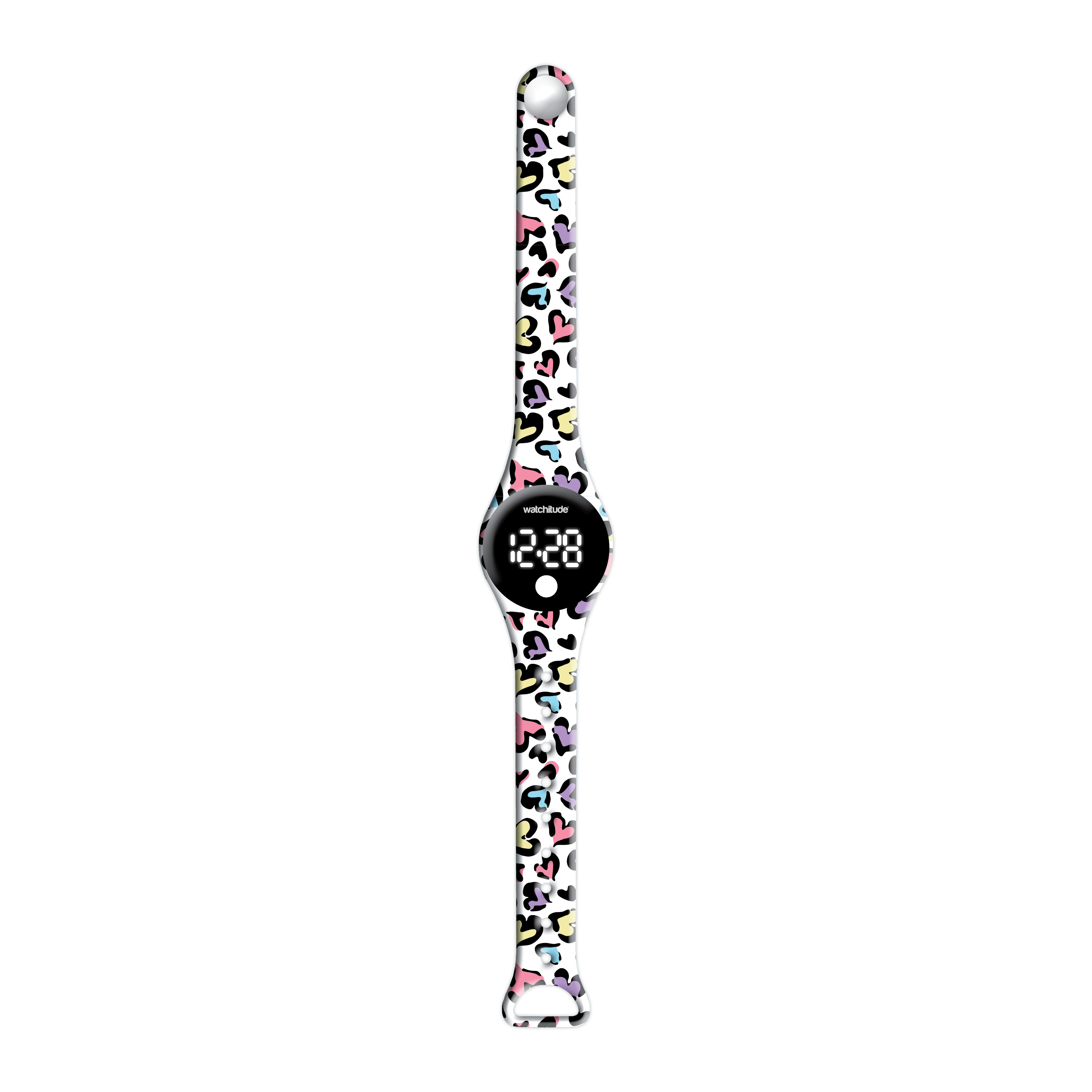 Painted Hearts - Watchitude Blip - Digital Watch image number 1