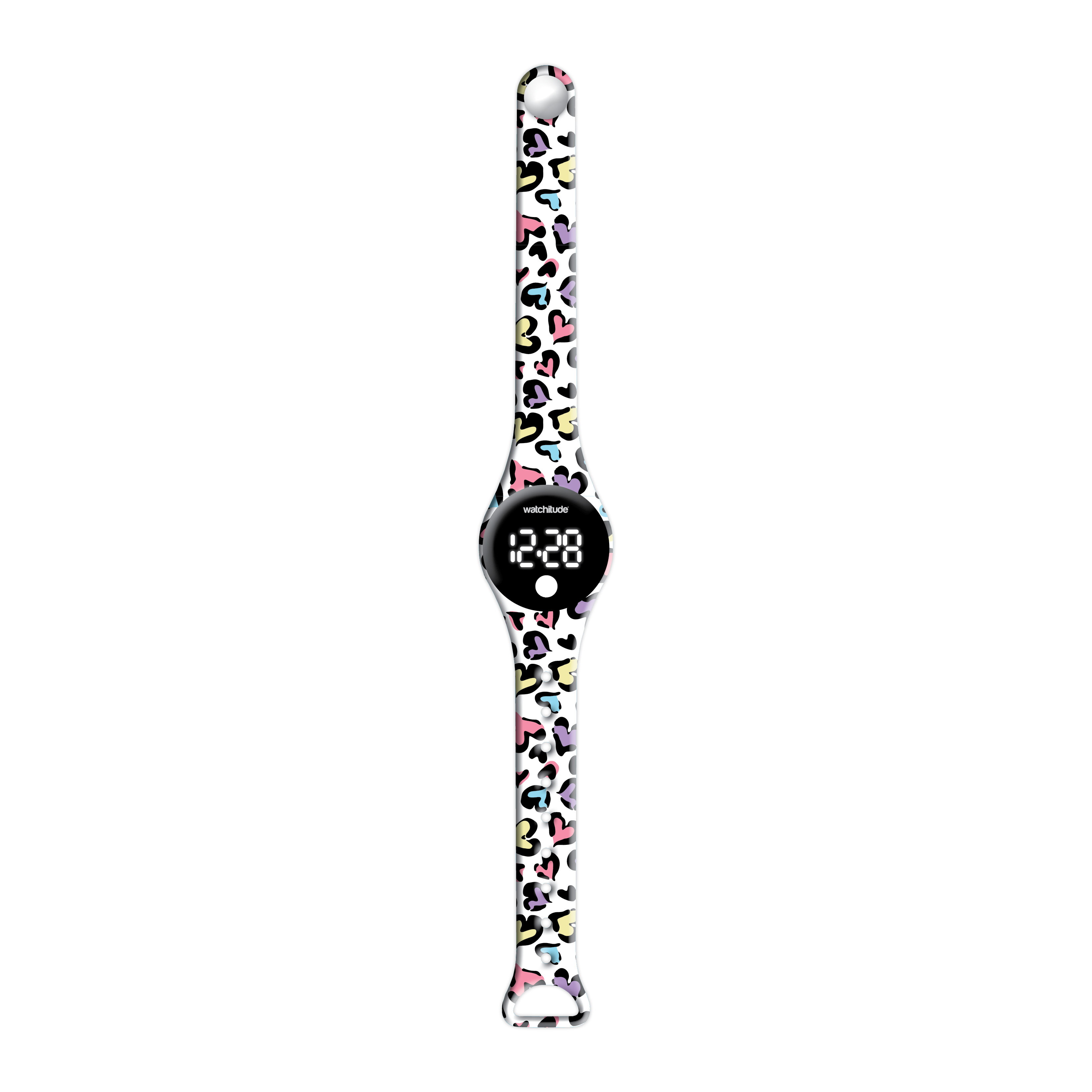 Painted Hearts - Watchitude Blip - Digital Watch image number 1