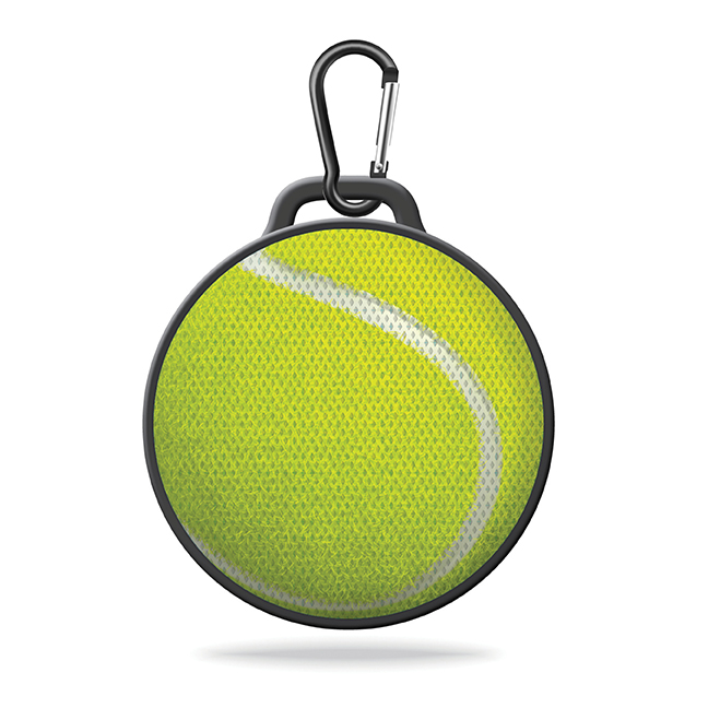 Tennis Ball - Jammed 2 Go by Watchitude - Round Bluetooth Speaker