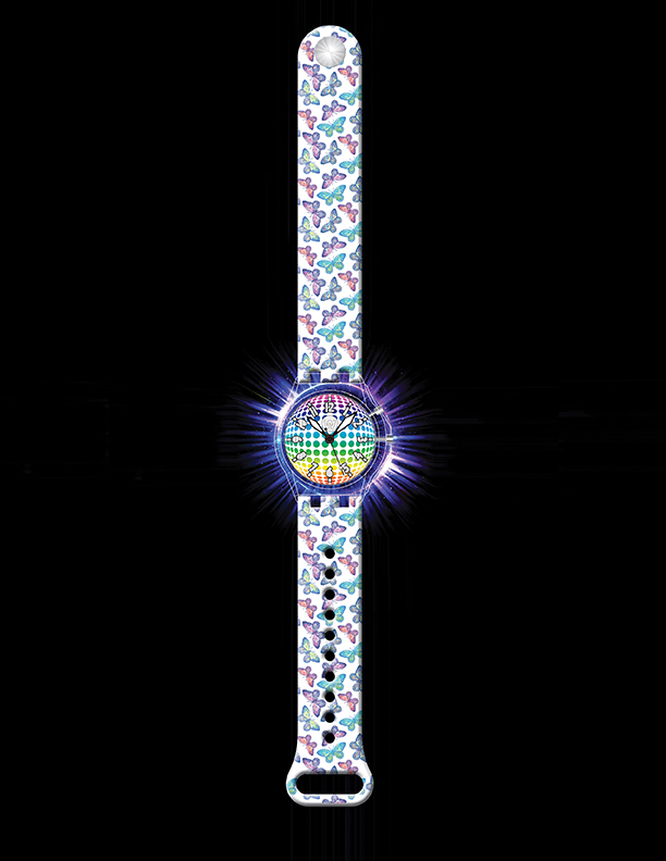 Butterfly Bash - Watchitude Glow - Led Light-up Watch