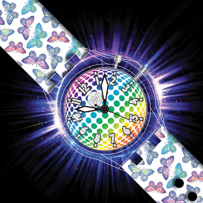 Rainbow Playground - Watchitude Glow - Led Light-up Watch image number 1