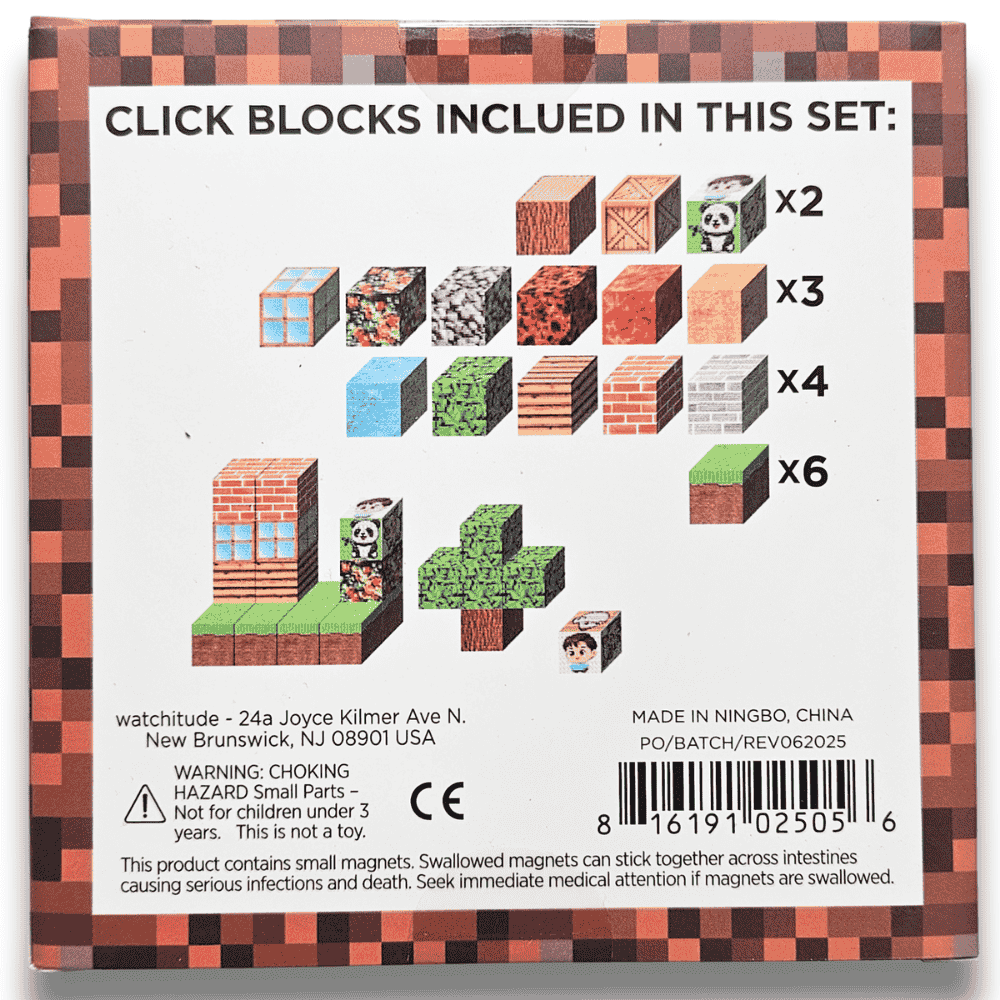 Click Blocks - 50pc Magnetic Building Set