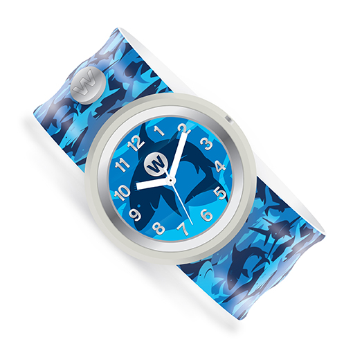 Sharks Camo - Watchitude Slap Watch image number 0