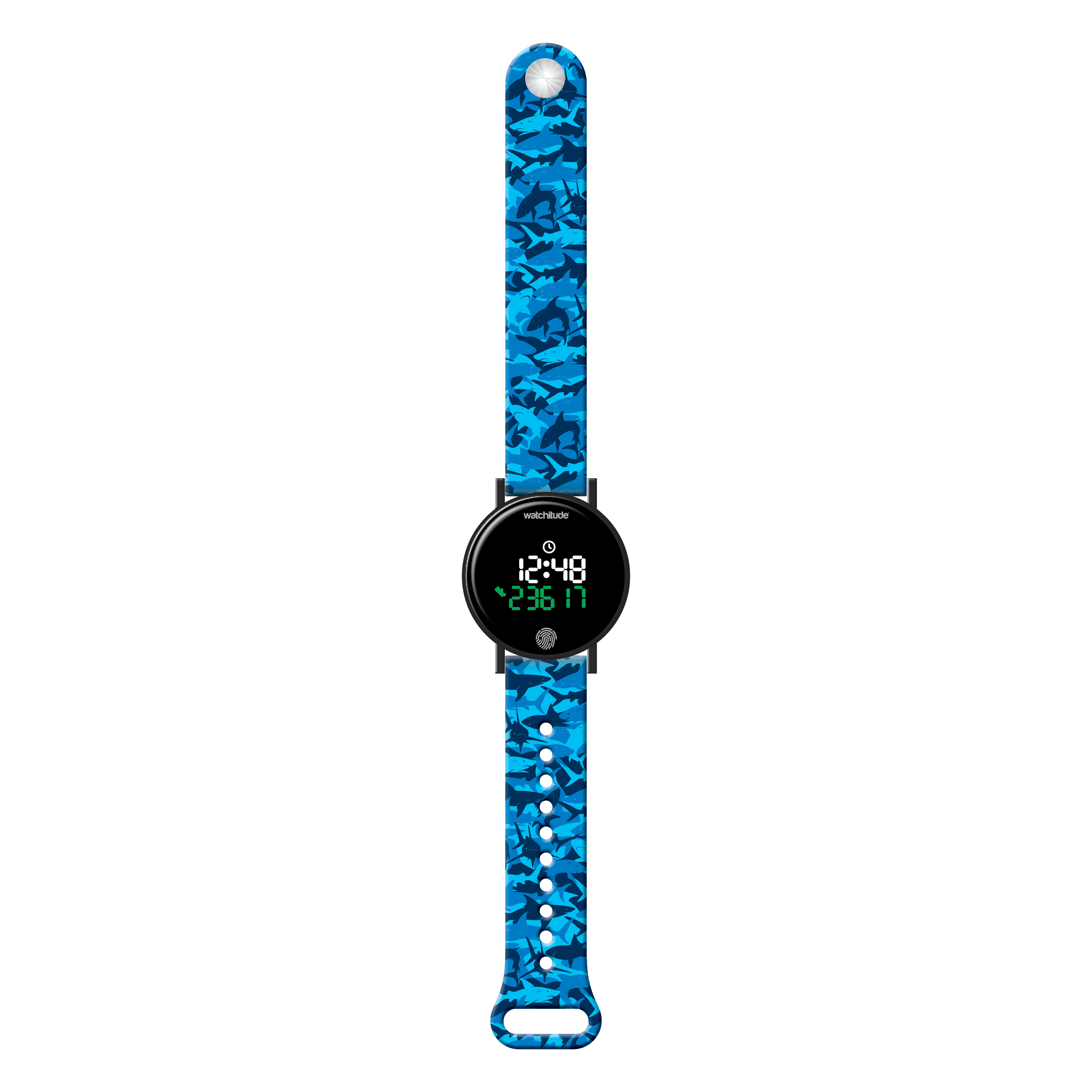 Sharks Camo - Step Counter Watch - Pedometer - Fitness Tracker image number 1
