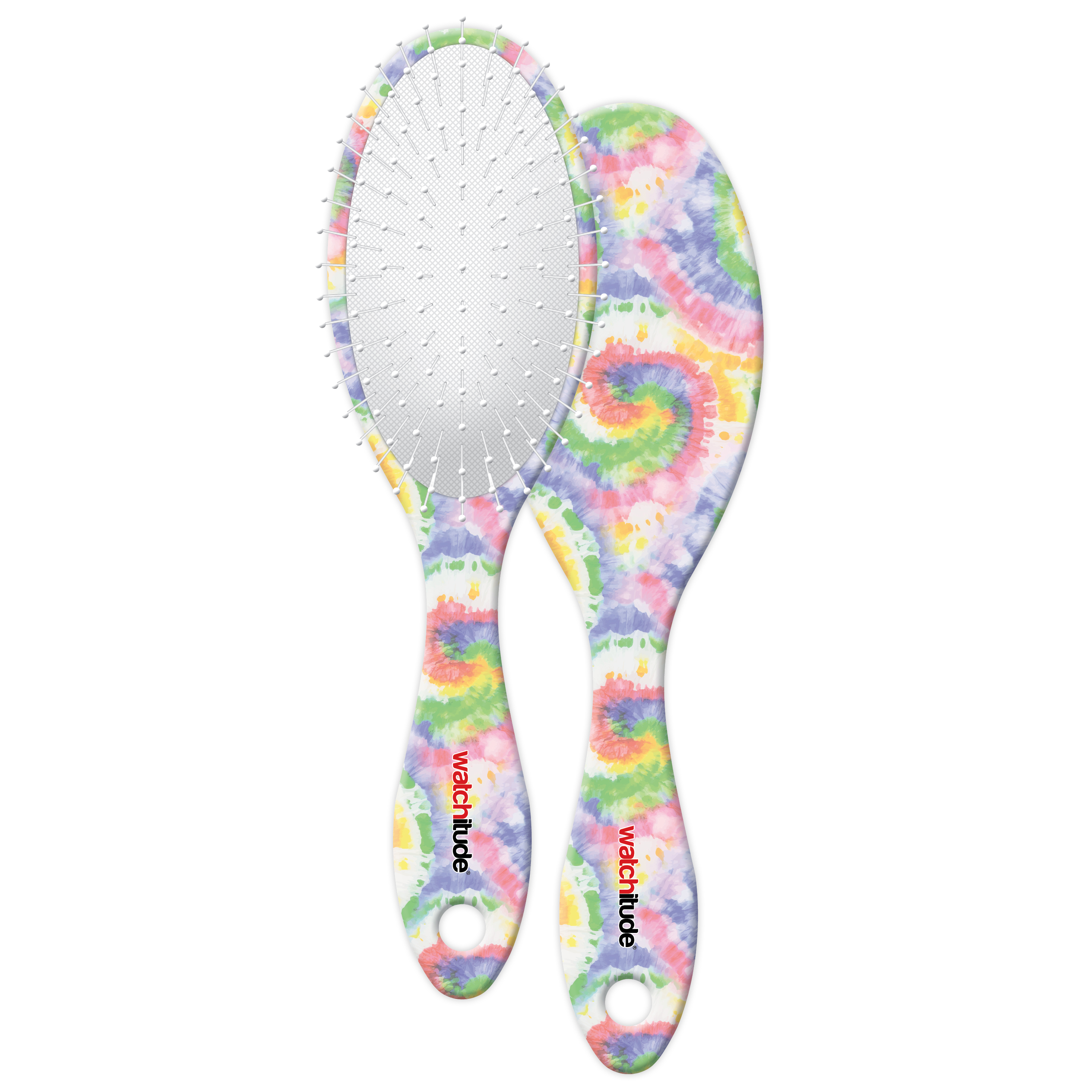 Tropical Tie Dye - Scented Hair Brush by Watchitude image number 0