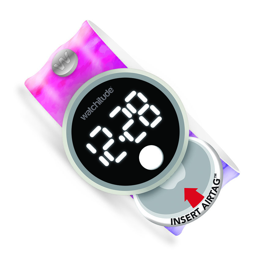 Tag’d Trackable Watch - Rainbow Tie Dye image number 1