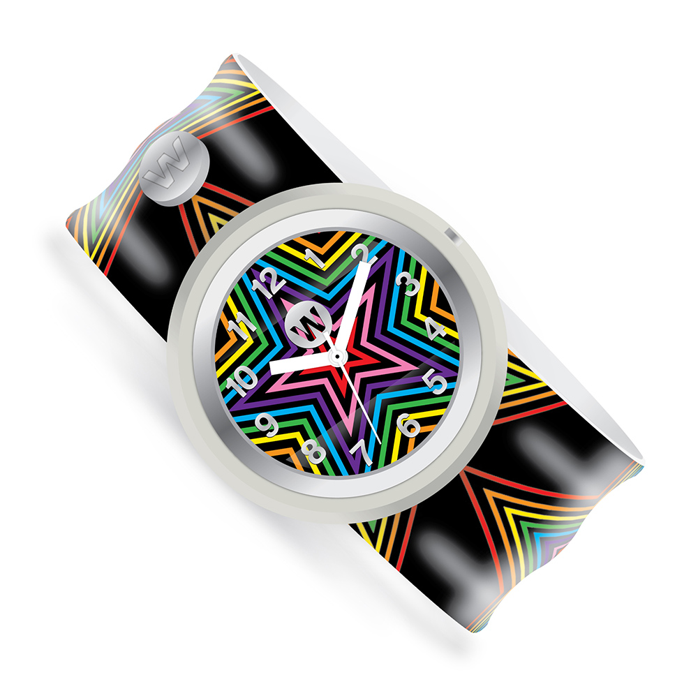 Rainbow Stars - Watchitude Slap Watch image number 0