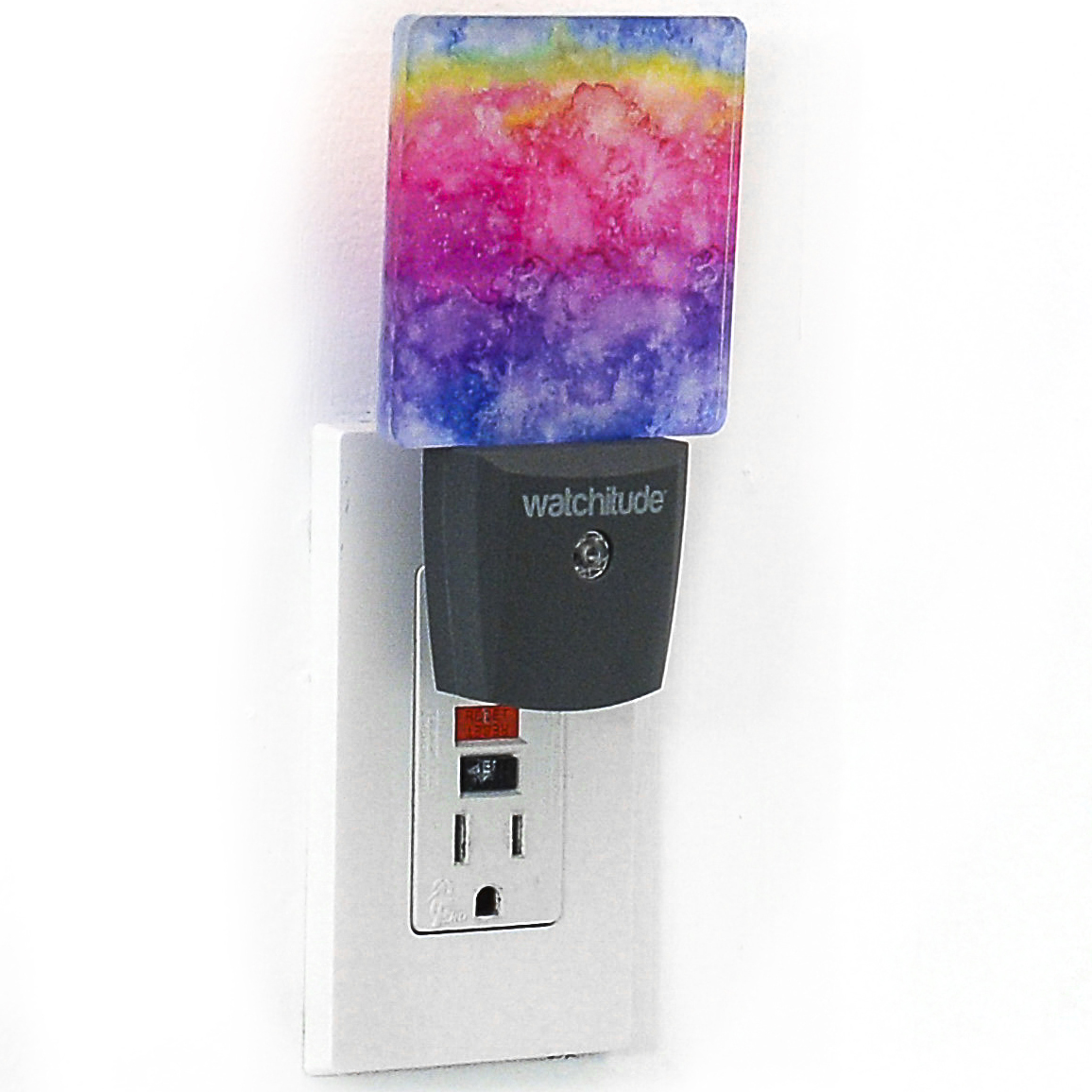 Rainbow Tie Dye - Watchitude LED Night Light image number 0