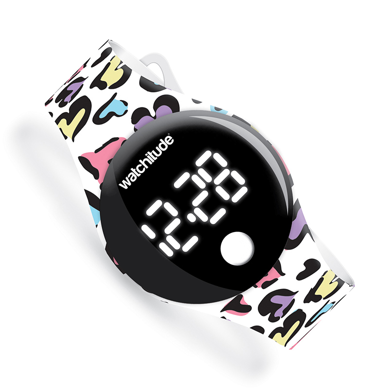 Painted Hearts - Watchitude Blip - Digital Watch image number 0