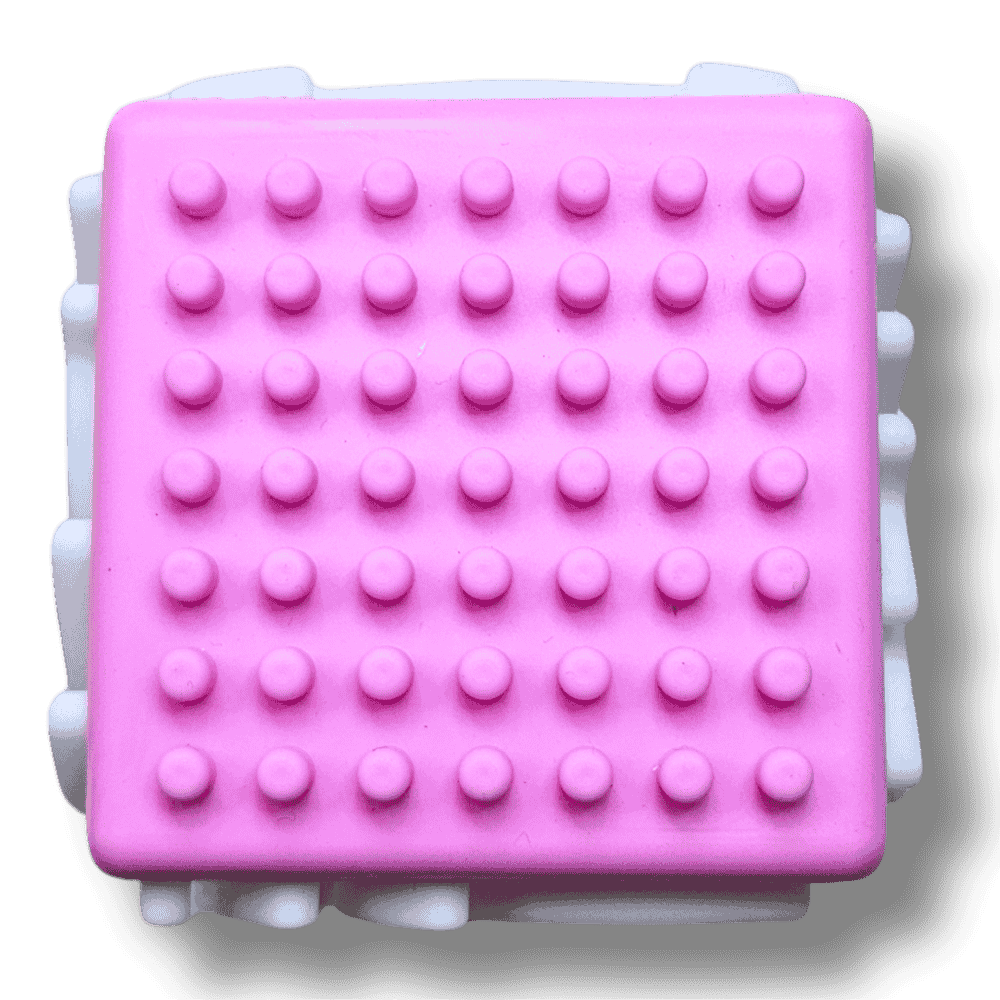 Silly Tube Cube - White / Pink 