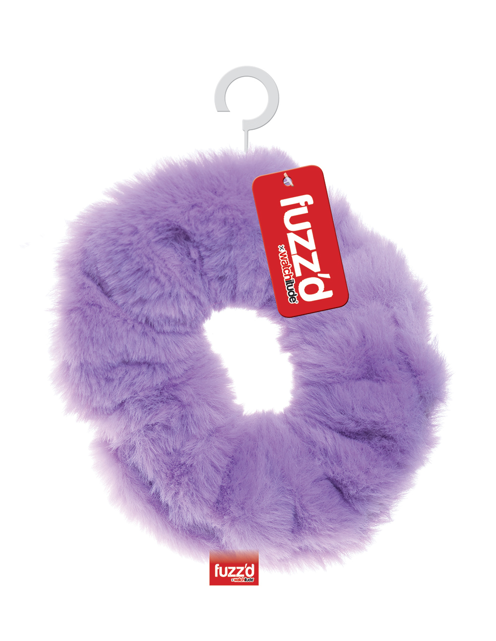 Lavender Donut - Hair Tie - Fuzz'd x Watchitude image number 1