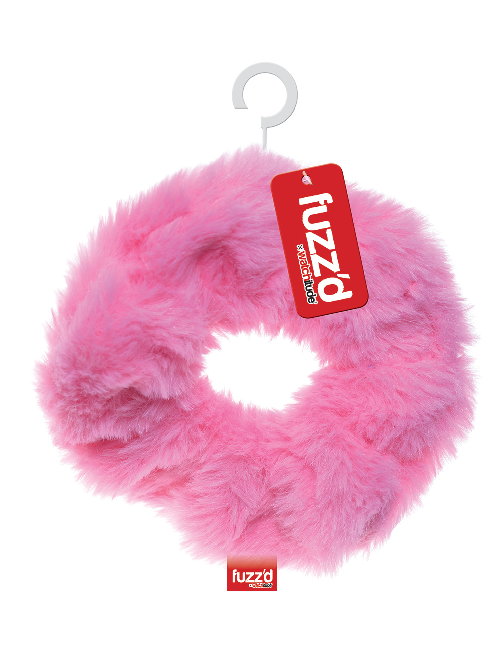 Pink Lip Gloss - Hair Tie - Fuzz'd x Watchitude image number 1