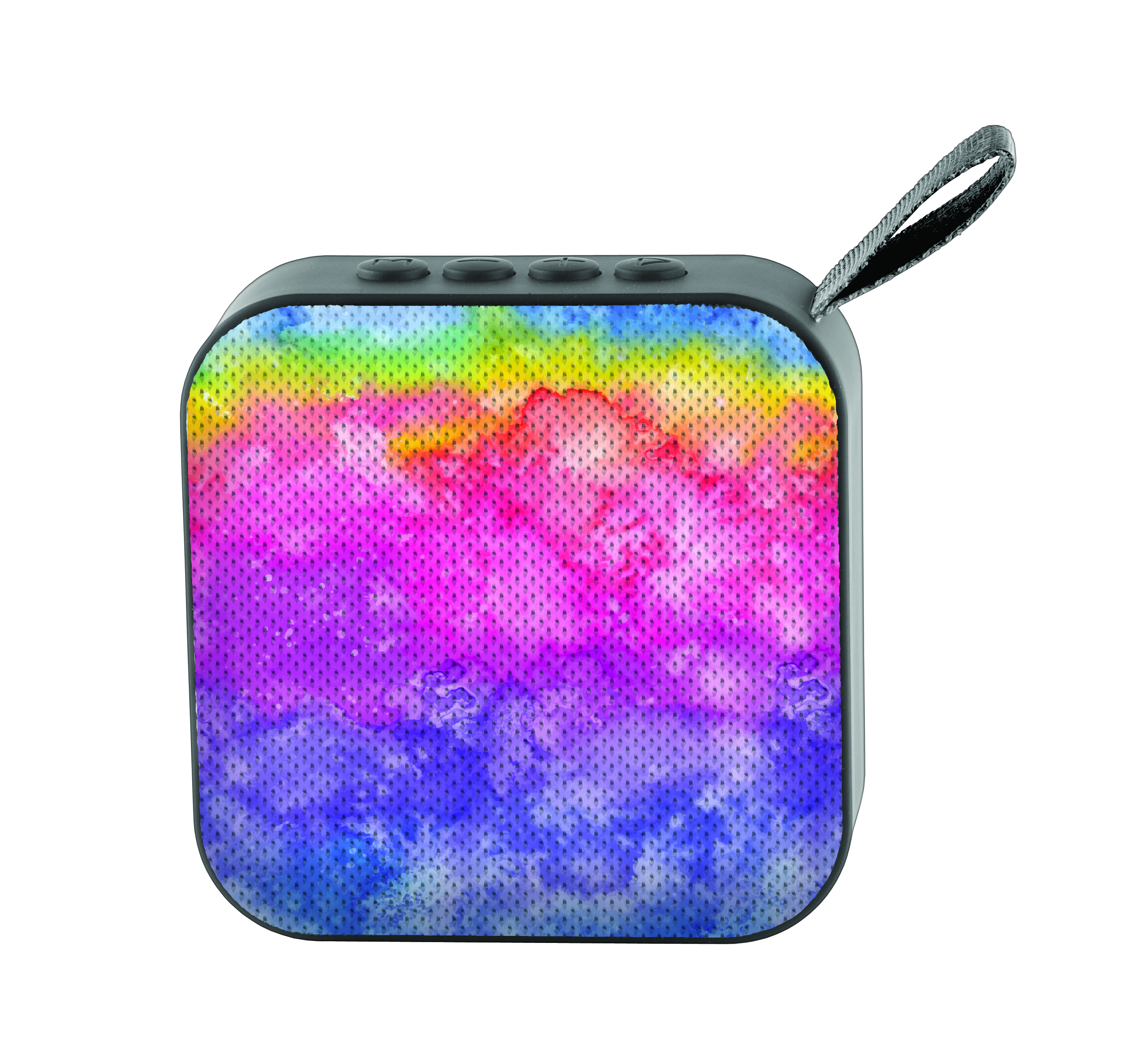 Rainbow Tie Dye - Jamm'd by Watchitude - Bluetooth Speaker image number 0