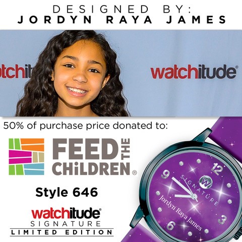 Stunning Purple - Jordyn Raya James Signature watch