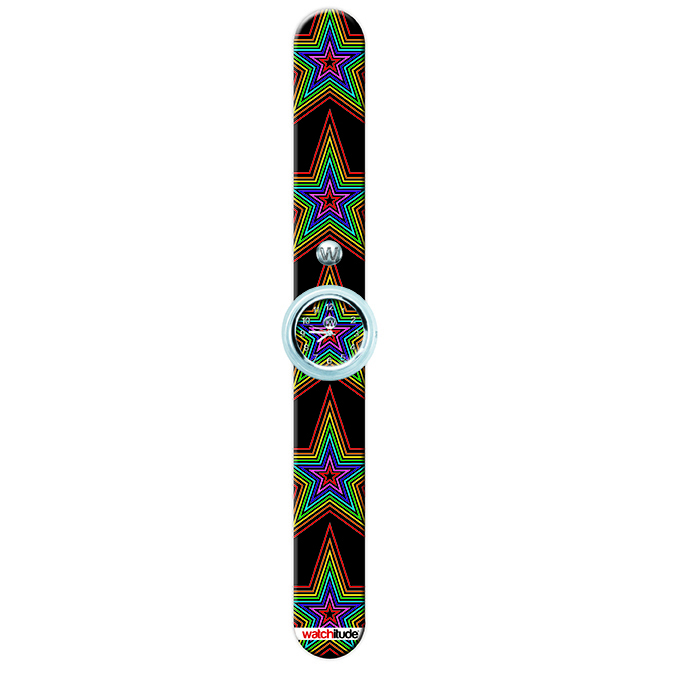 Rainbow Stars - Watchitude Slap Watch