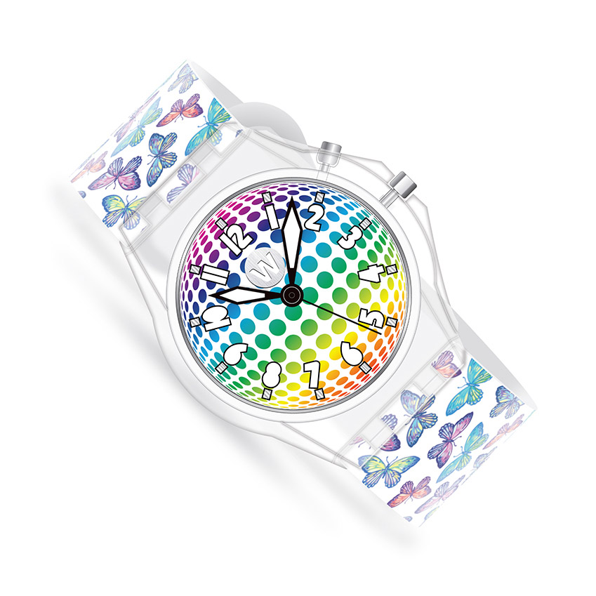 Butterfly Bash - Watchitude Glow - Led Light-up Watch