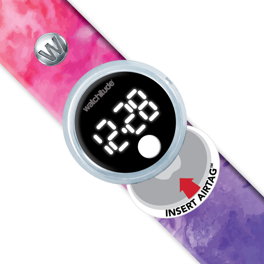 Tag’d Trackable Watch - Rainbow Tie Dye image number 0
