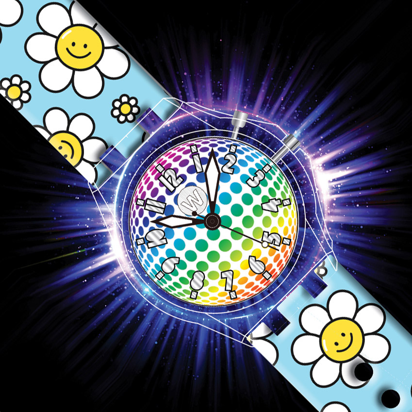 Happy Flowers - Light Up Watch  - Watchitude Glow