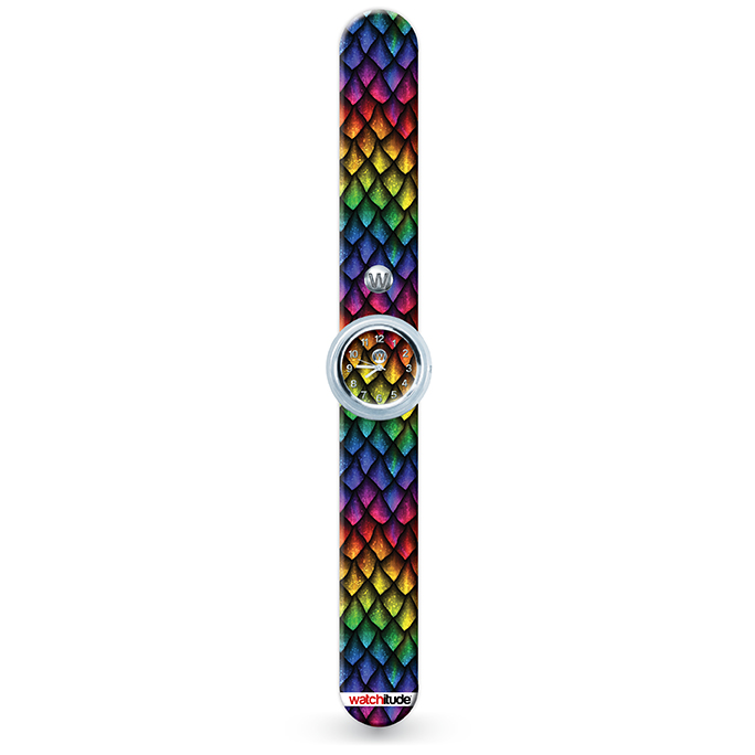 Rainbow Scales - Watchitude Slap Watch