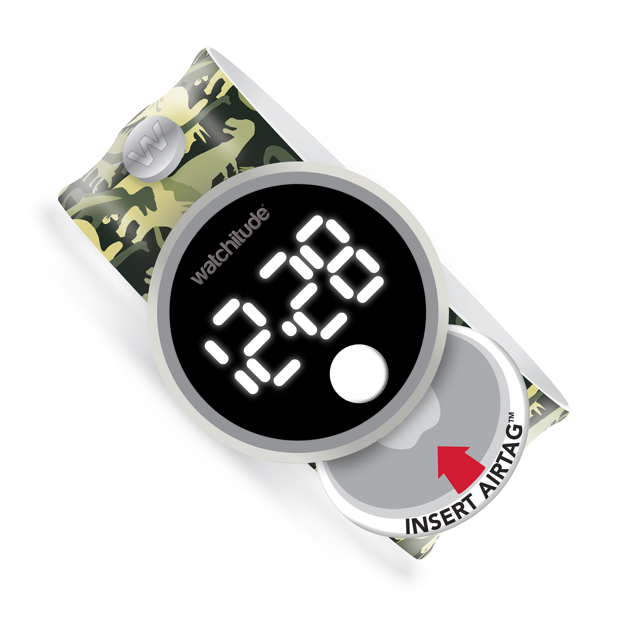 Tag’d Trackable Watch - Dino Camo