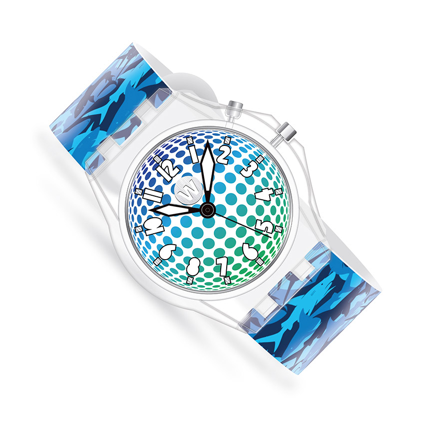 Sharks Camo - Light Up Watch - Watchitude Glow image number 0