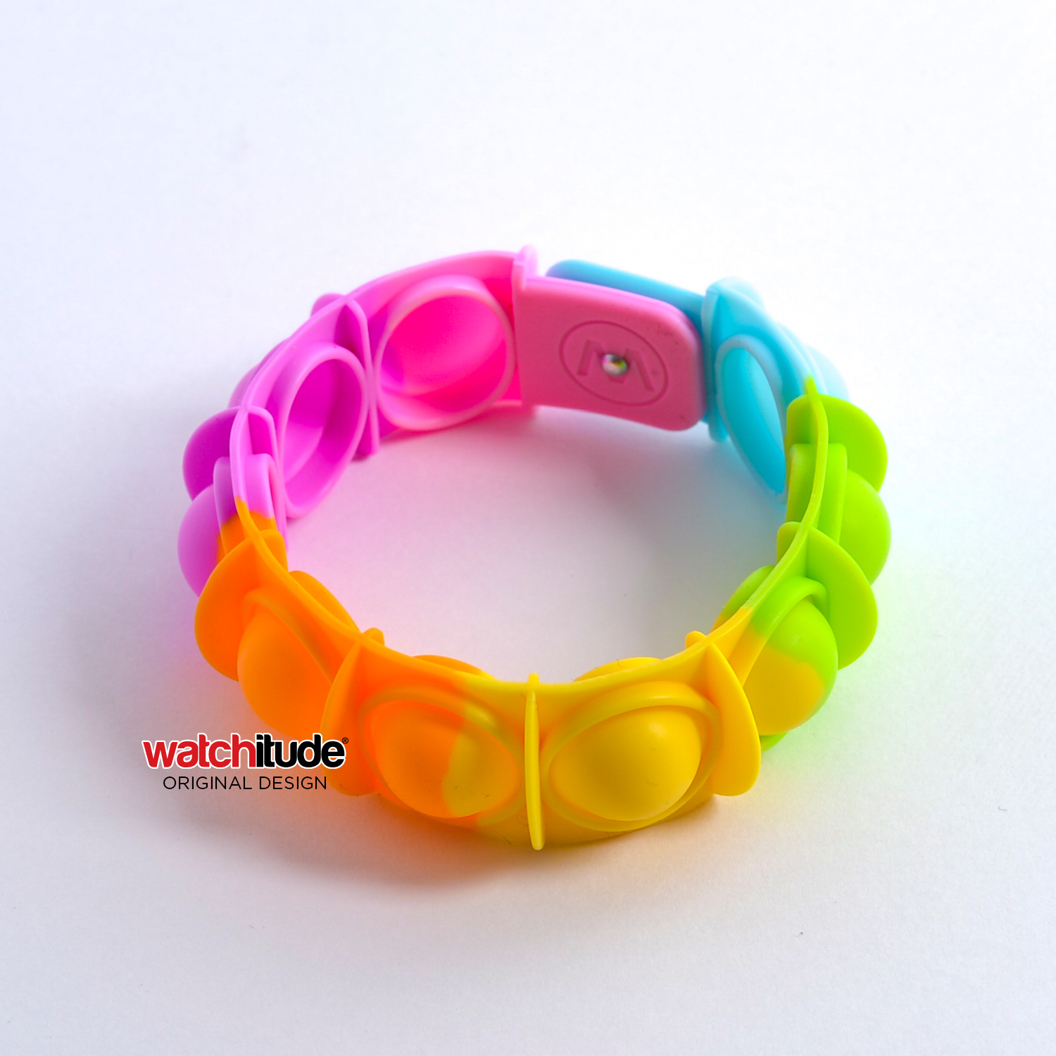Tie Dye - POP'd Bracelet by Watchitude - Bubble Popping Toy