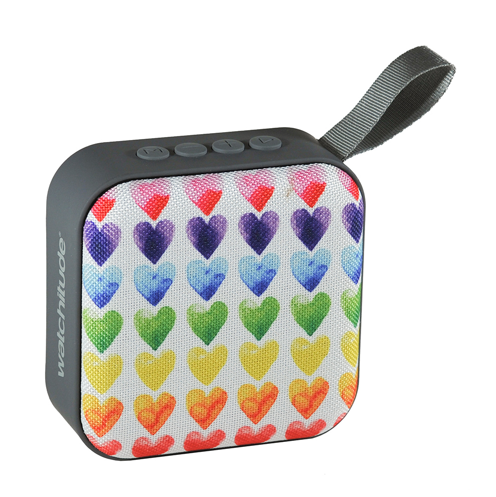 Watercolor Hearts - Watchitude Jamm'd - Wireless Speaker