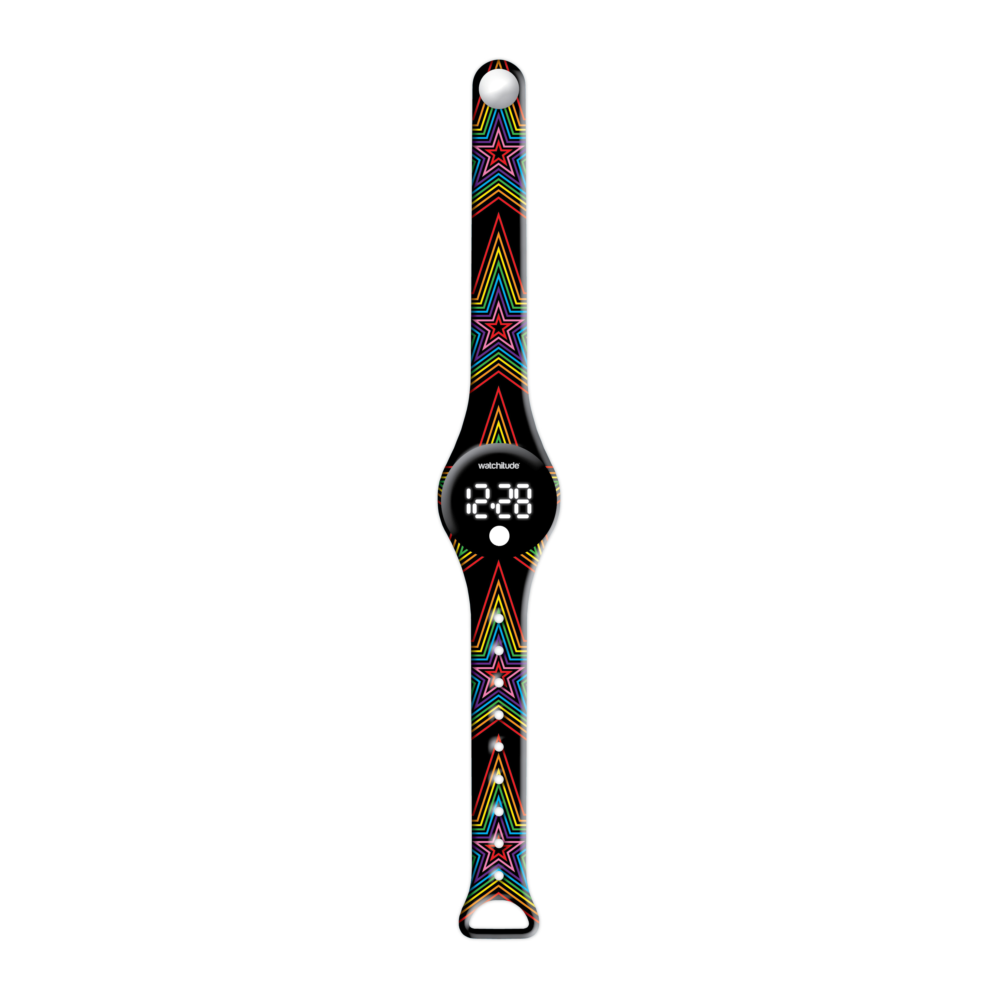 Rainbow Stars - Watchitude Blip - Digital Watch