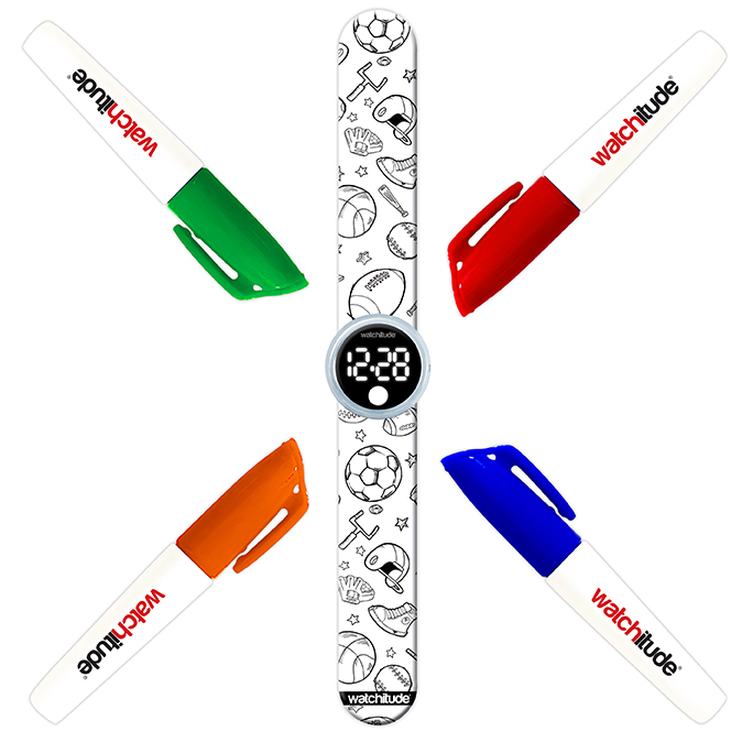 Sports - Marker - Digital Slap Watch image number 0