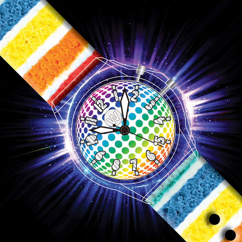 Rainbow Cake - Watchitude Glow - Led Light-up Watch image number 1