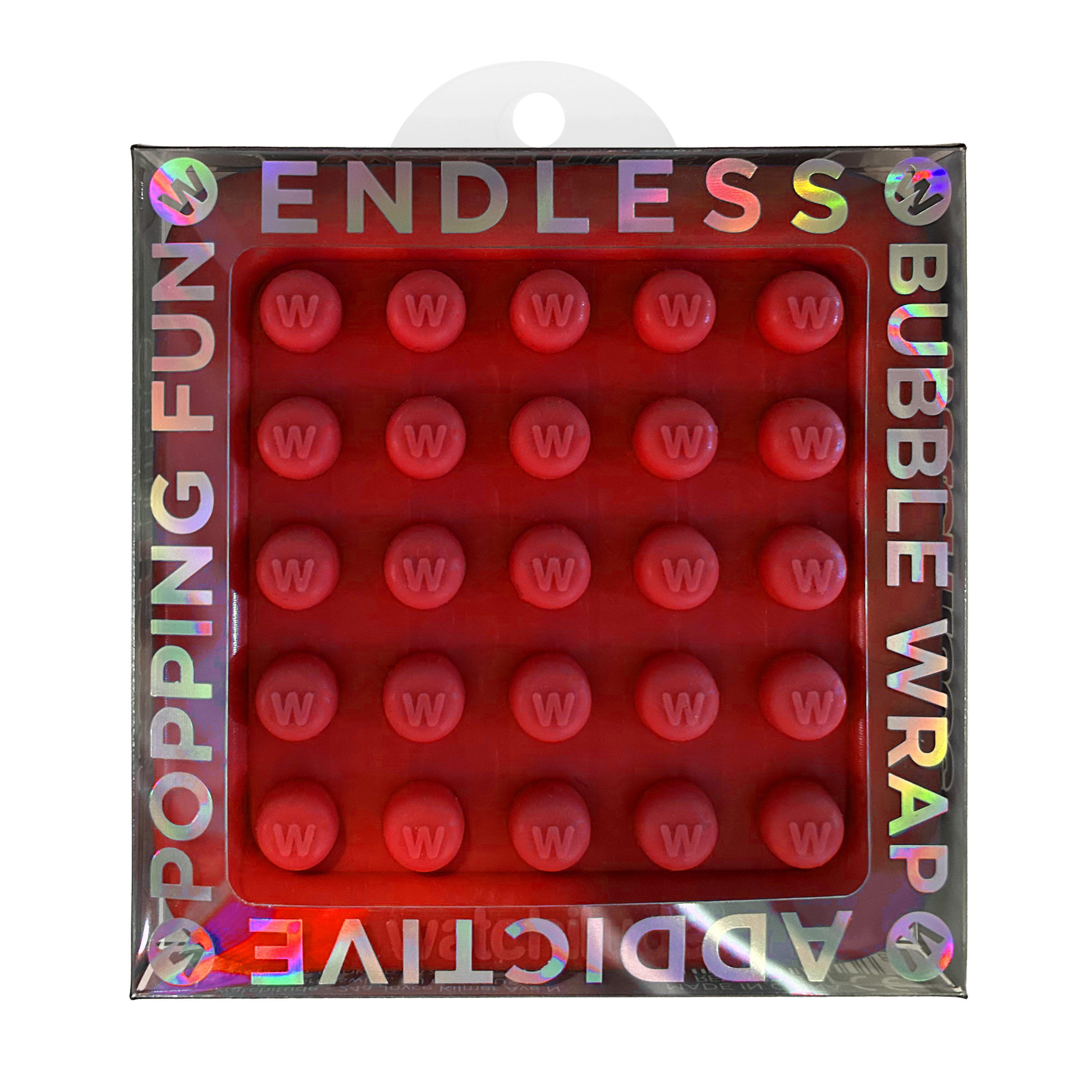 Endless Bubble Wrap - Red