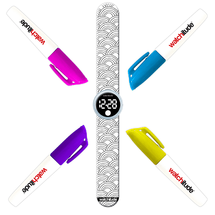 Rainbow Playground - Marker - Digital Slap Watch