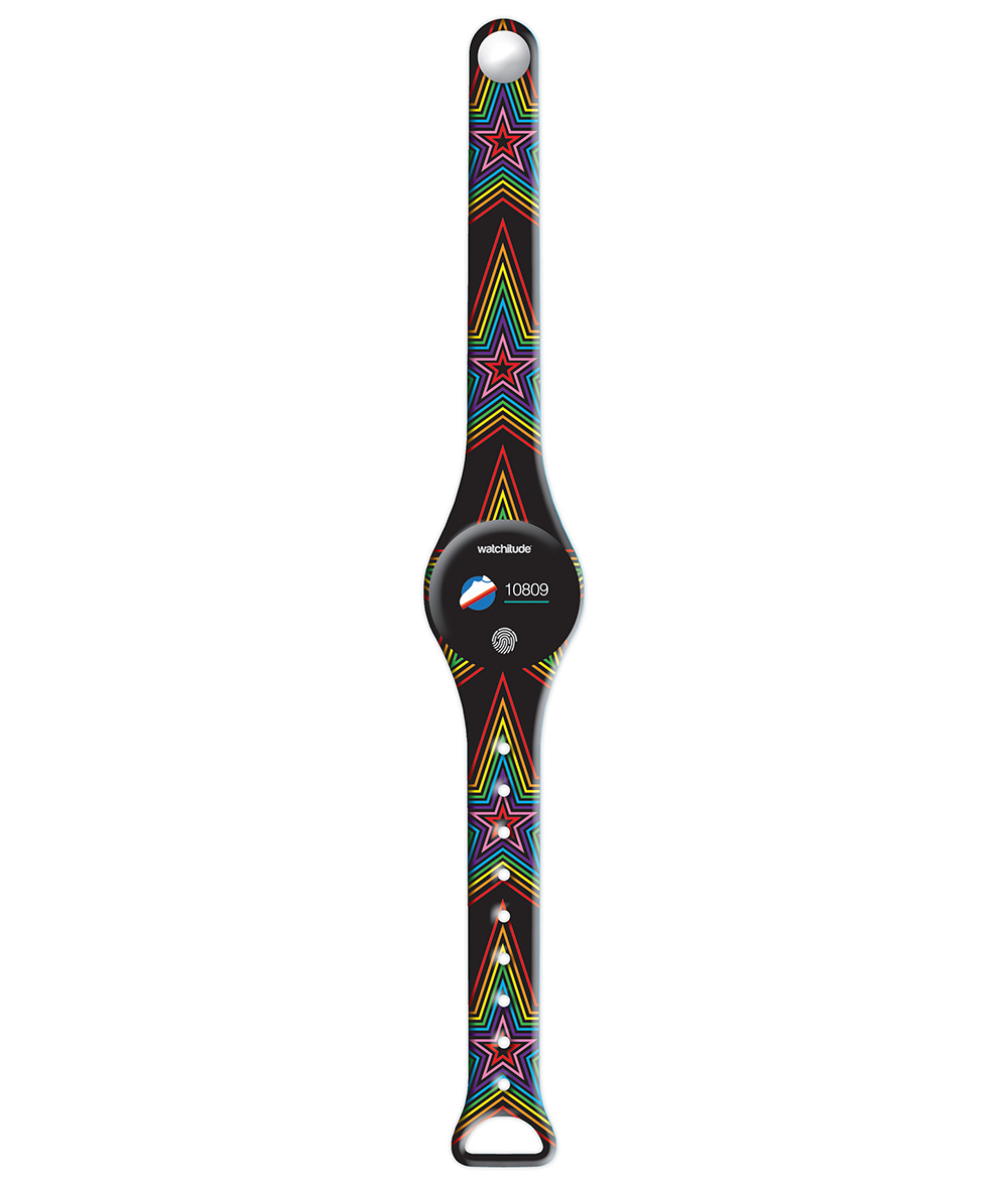 Rainbow Stars - Watchitude Move 2 | Blip Watch Band (Band Only)