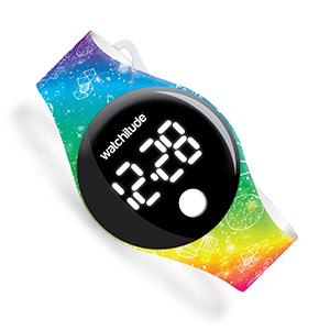 Rainbow Space - Watchitude Blip - Digital Watch